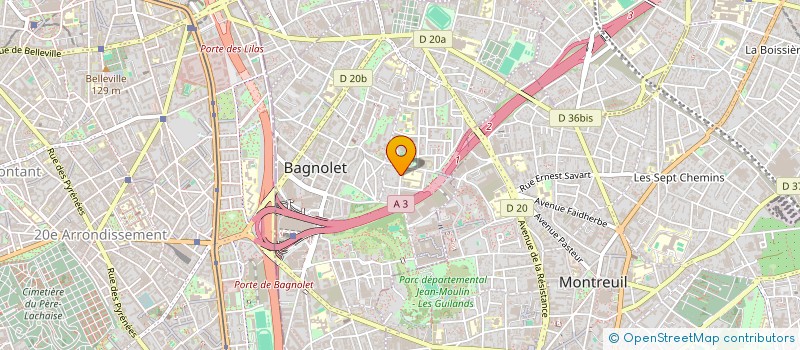 localisation de l'entreprise MY DIVA à BAGNOLET