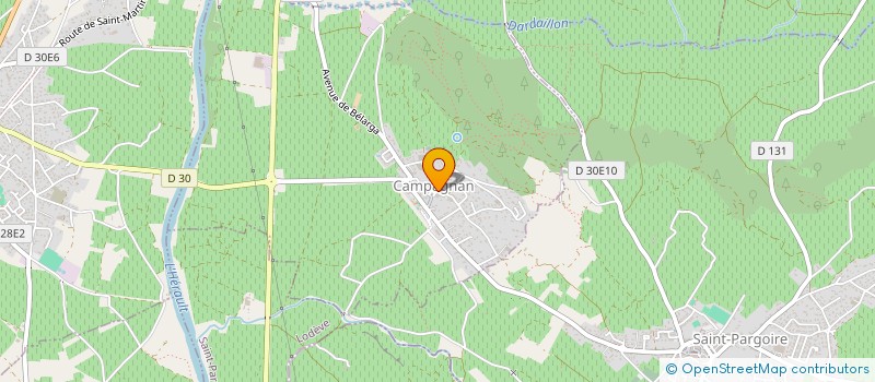 localisation de l'entreprise MY DOLL  POUZOLS