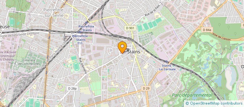 localisation de l'entreprise MY-DOM  STAINS