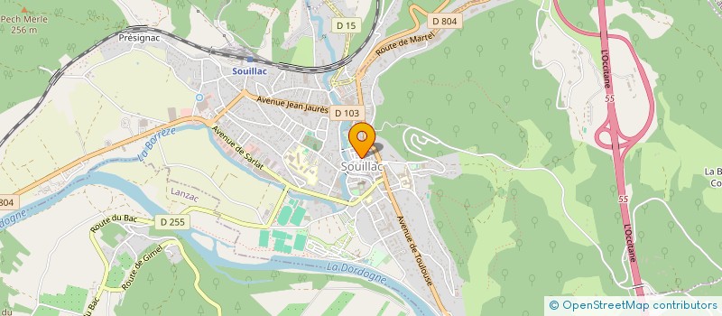 localisation de l'entreprise MY DOM  SOUILLAC