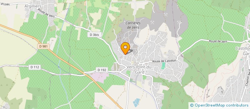 localisation de l'entreprise MY DREAM  CASTILLON-DU-GARD