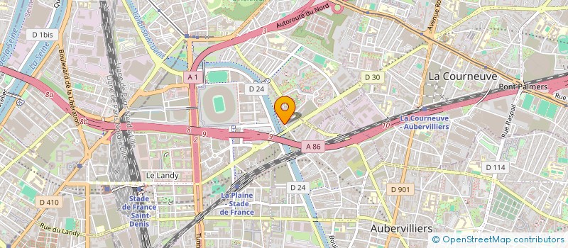 localisation de l'entreprise MY DRIVE&CO  AUBERVILLIERS