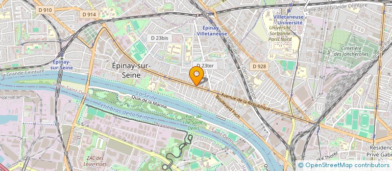 localisation de l'entreprise MY ECO TRANSPORT à EPINAY-SUR-SEINE