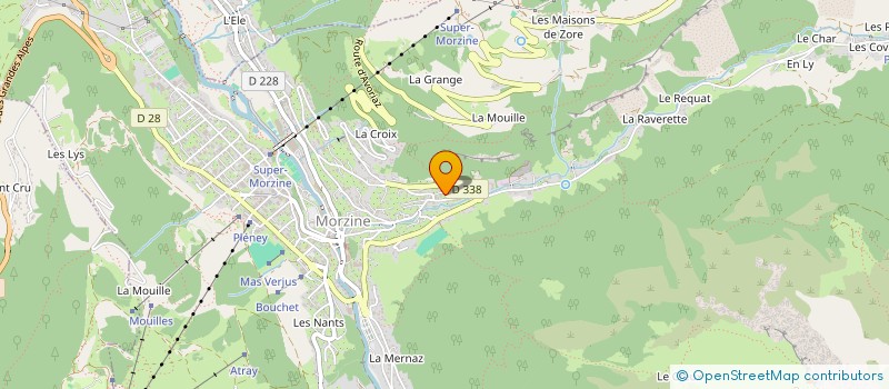 localisation de l'entreprise MY ELEC à MORZINE