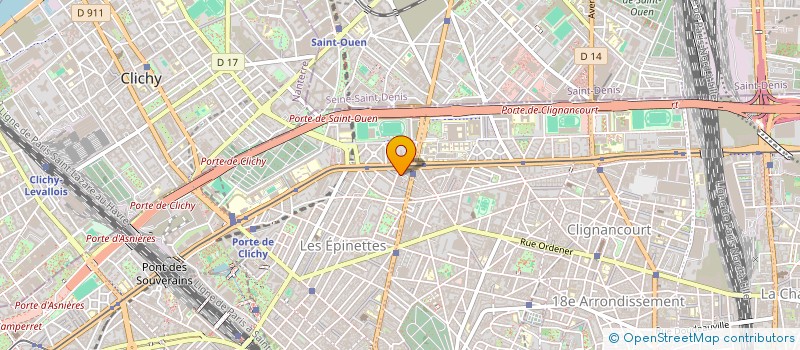 localisation de l'entreprise MY ELEC  ARGENTEUIL