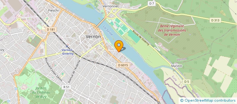 localisation de l'entreprise MY ELECTRICITE à VERNON