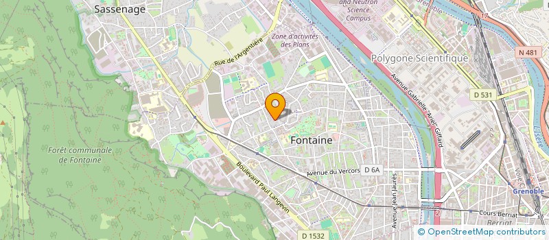 localisation de l'entreprise MY ELECTRICITE SARL  FONTAINE