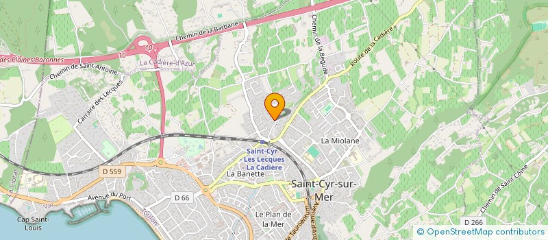 localisation de l'entreprise MY EVENTS MUSIC à SAINT-CYR-SUR-MER