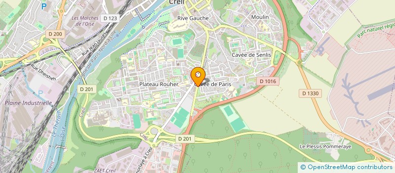 localisation de l'entreprise MY EVENTS TRAITEUR  CREIL