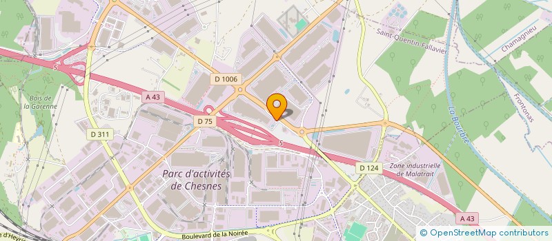 localisation de l'entreprise MY EXPERTISE BY BBL  SAINT-QUENTIN-FALLAVIER