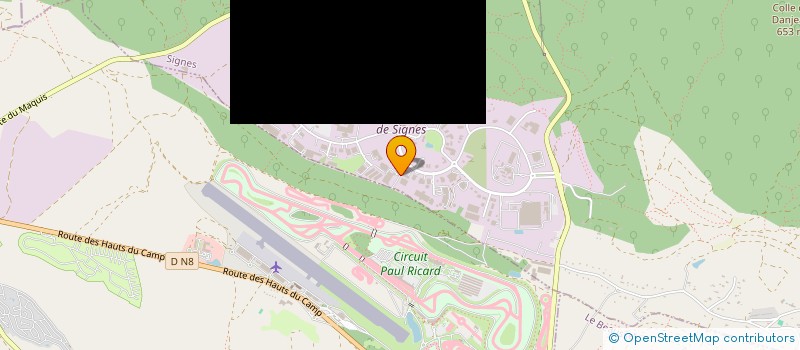 localisation de l'entreprise MY F PACA 13  SIGNES