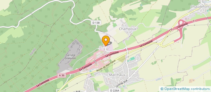 localisation de l'entreprise MY FACADE  MARCHAUX-CHAUDEFONTAINE