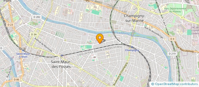 localisation de l'entreprise MY FAMILY DASHBOARD à SAINT-MAUR-DES-FOSSES