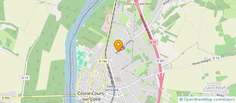localisation de l'entreprise MY FINANCES à COSNE-COURS-SUR-LOIRE
