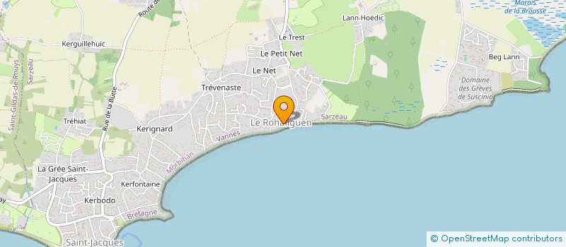 localisation de l'entreprise MY FISHING STATISTICS.COM  SARZEAU