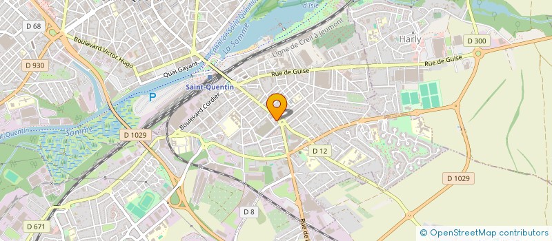 localisation de l'entreprise MY FITNESS BAR à SAINT-QUENTIN
