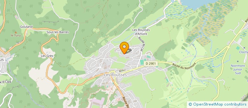 localisation de l'entreprise MY FONCIERE 1  LES ROUSSES