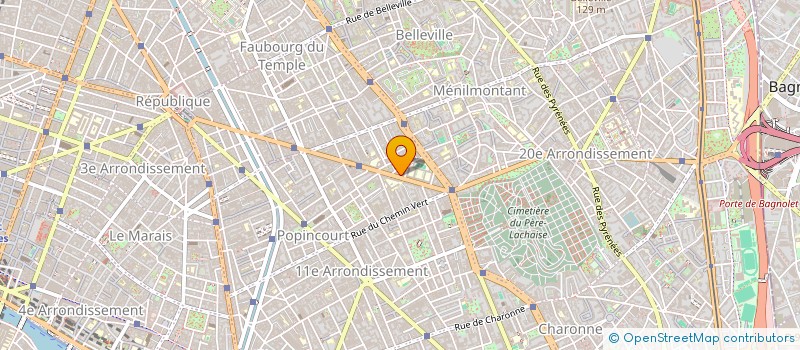 localisation de l'entreprise MY FOOD TODAY à PARIS