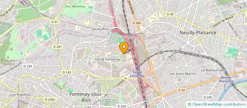 localisation de l'entreprise MY FOOTBALL CONCEPT à FONTENAY-SOUS-BOIS