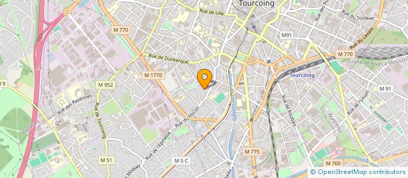 localisation de l'entreprise MY FOOTBALL PROJECT à TOURCOING