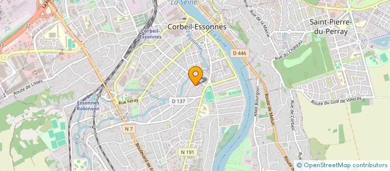 localisation de l'entreprise MY FRENCH CARROSSERIE à CORBEIL-ESSONNES