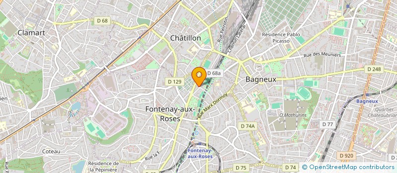 localisation de l'entreprise MY FRENCH LUXE ATELIER à FONTENAY-AUX-ROSES