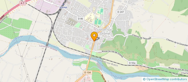 localisation de l'entreprise MY FROMAGERIE  LIVRON-SUR-DROME