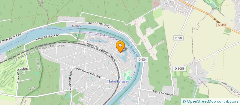 localisation de l'entreprise MY GOSPEL ACADEMY  SAINT-FARGEAU-PONTHIERRY