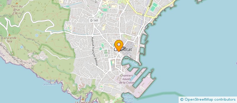 localisation de l'entreprise MY GOURMANDISE  LA CIOTAT