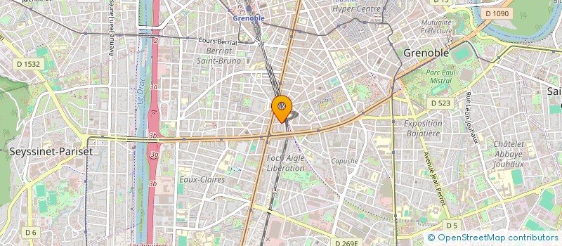 localisation de l'entreprise MY GREEN CAB à GRENOBLE