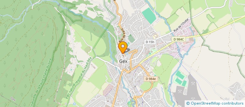 localisation de l'entreprise MY GUNES  GEX