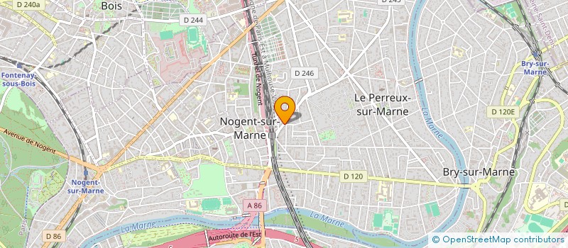 localisation de l'entreprise MY HAIR COIFFURE  LE PERREUX-SUR-MARNE