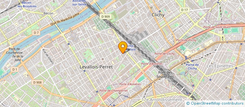 localisation de l'entreprise MY HAPPY TEAM  LEVALLOIS-PERRET