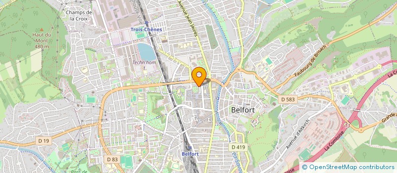 localisation de l'entreprise MY HOME  BELFORT