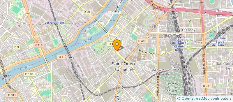 localisation de l'entreprise MY HOME SWEET LOC à SAINT-OUEN-SUR-SEINE