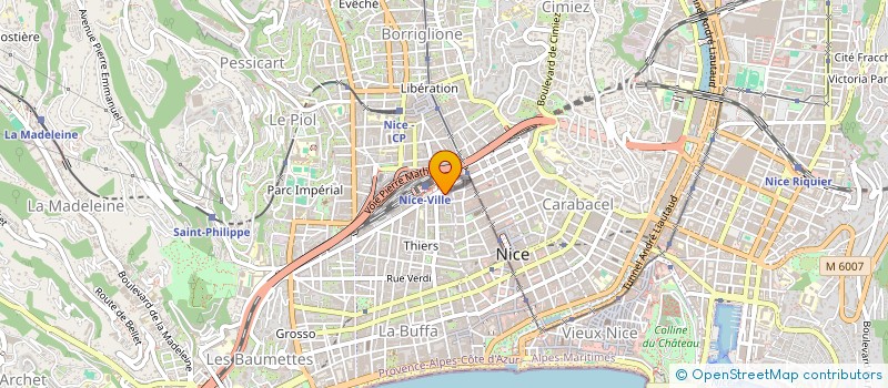 localisation de l'entreprise MY HOTELS SARL à NICE