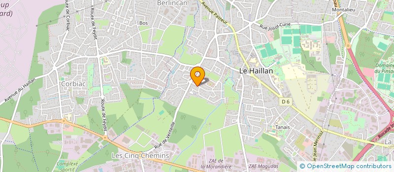 localisation de l'entreprise MY HOUSE  LE HAILLAN