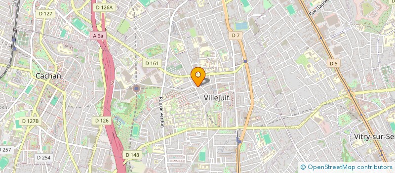 localisation de l'entreprise MY HOUSE A.I.R.V  VILLEJUIF