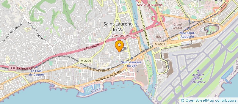 localisation de l'entreprise MY IMMO à SAINT-LAURENT-DU-VAR