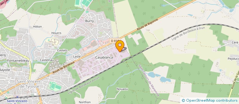 localisation de l'entreprise MY INFINITY  SAINT-VINCENT-DE-TYROSSE