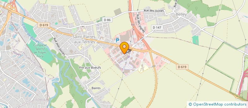 localisation de l'entreprise MY INSIDE AUBE à SAINT-PARRES-AUX-TERTRES