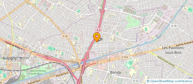 localisation de l'entreprise MY INVEST  BONDY