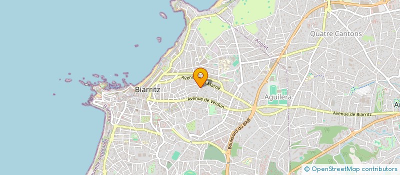 localisation de l'entreprise MY INVEST à BIARRITZ