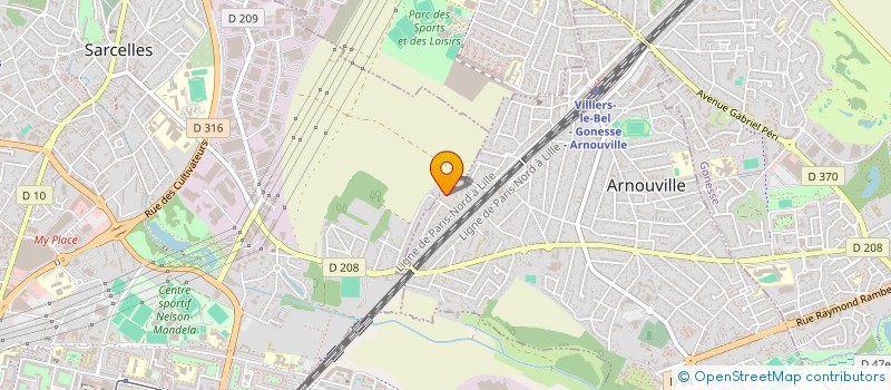 localisation de l'entreprise MY INVEST  ARNOUVILLE