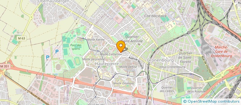 localisation de l'entreprise MY .JIT PAUL CLAUDEL  STRASBOURG