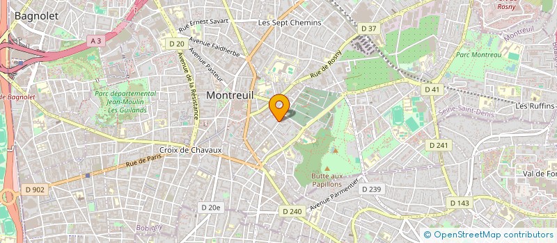 localisation de l'entreprise MY KAAKERY à MONTREUIL