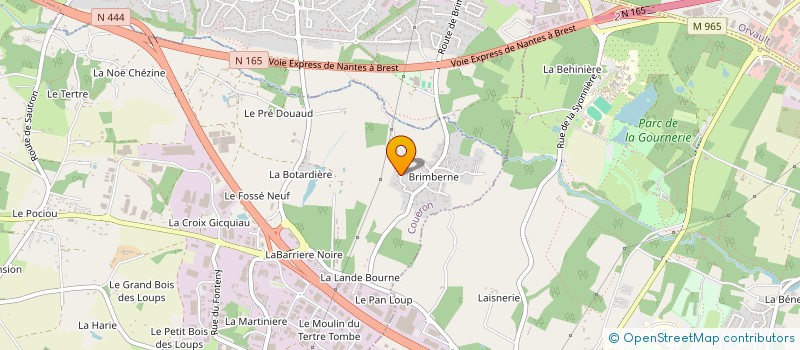 localisation de l'entreprise MY KEY à COUERON