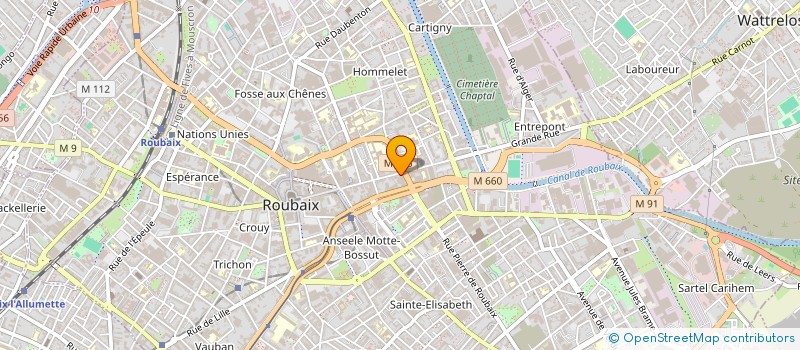 localisation de l'entreprise MY KINSEY  ROUBAIX