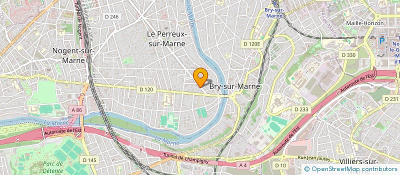 localisation de l'entreprise MY LAB  LE PERREUX-SUR-MARNE