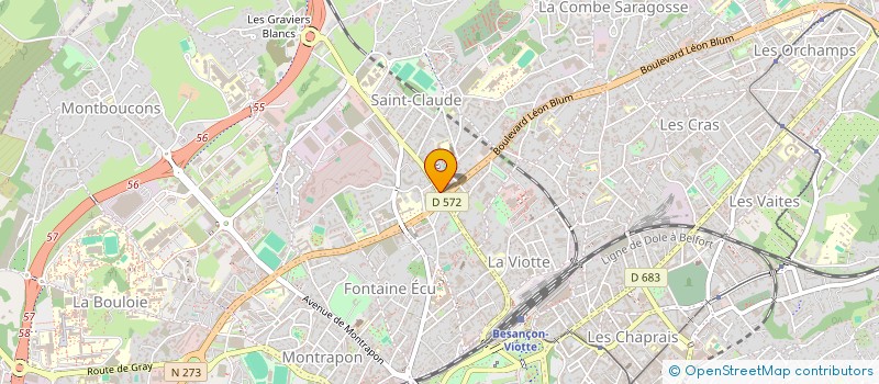 localisation de l'entreprise MY LITTLE ITALY à BESANCON